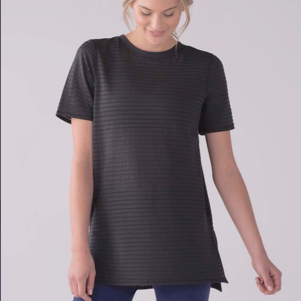 Lululemon Uncovered Tall Tee Black First Release